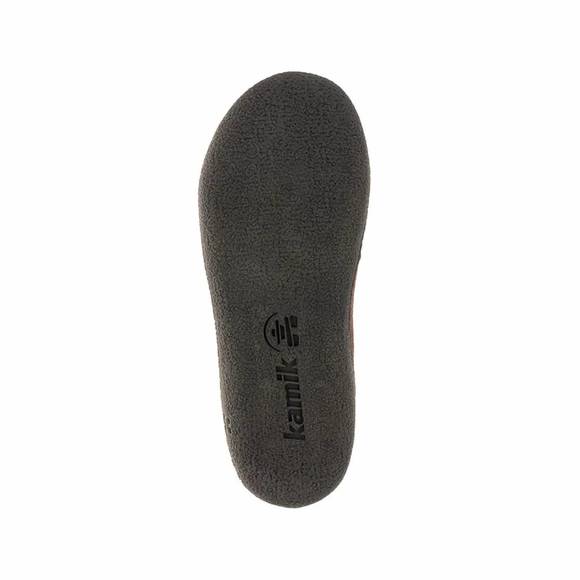 NEW KAMIK men's leanback slip on slipper in dark brown - Picture 3 of 3